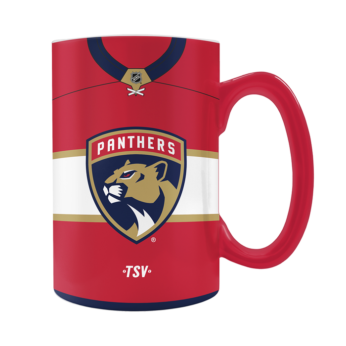 Tasse sculptée style maillot des Panthers de la Floride de la LNH (20 oz)