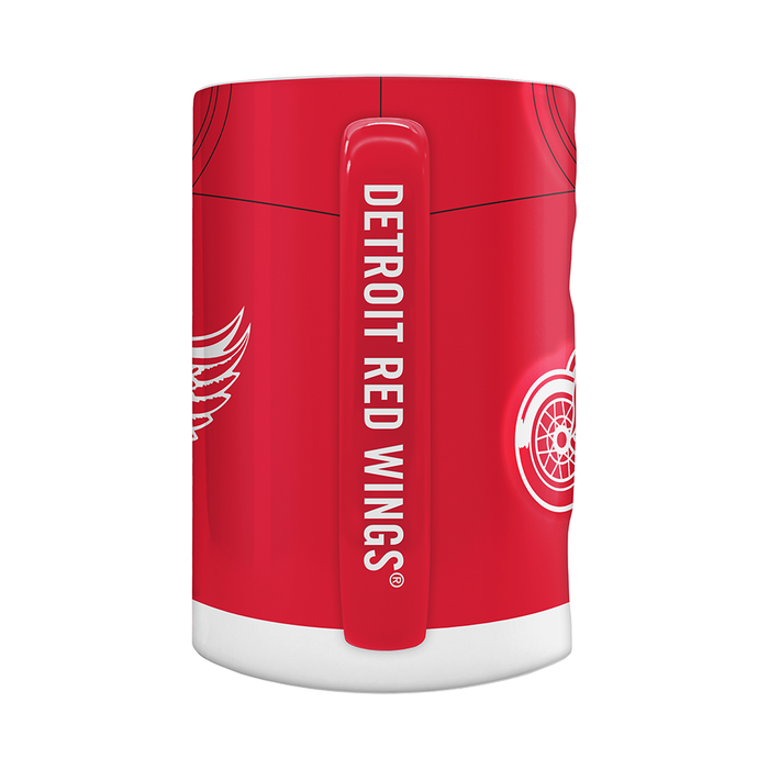 Tasse sculptée style maillot des Red Wings de Détroit de la LNH (590 ml)