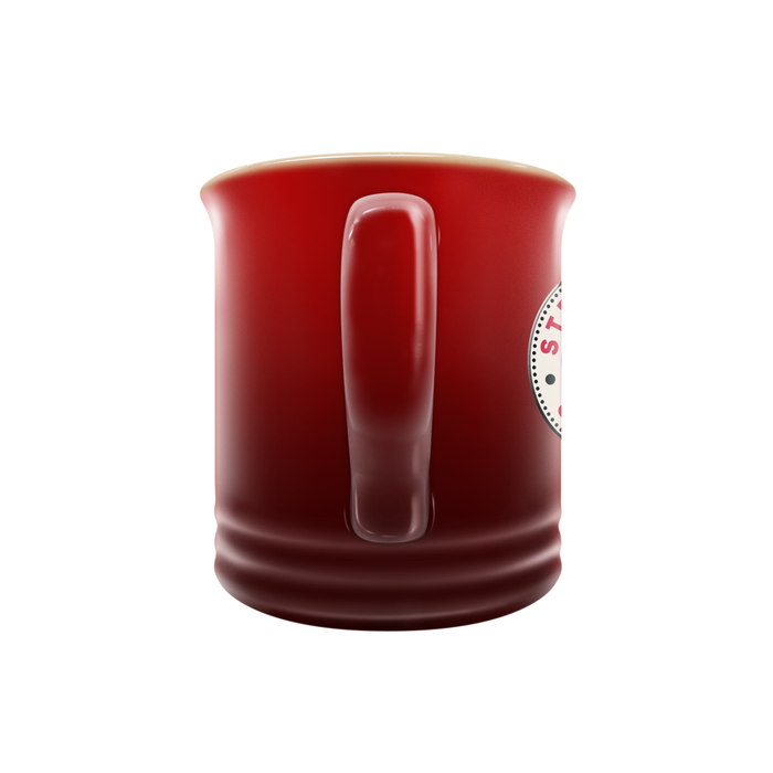 Strong and Free Canada 14 oz Red Stoneware Mug
