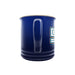 MLB Toronto Blue Jays 14 oz navy stoneware mug back view with handle and partial 50 logo