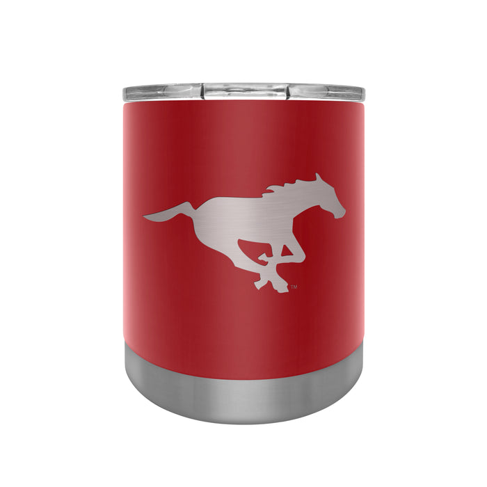 CFL Calgary Stampeders 12 OZ Stainless Steel Executive Lowball Tumbler Red
