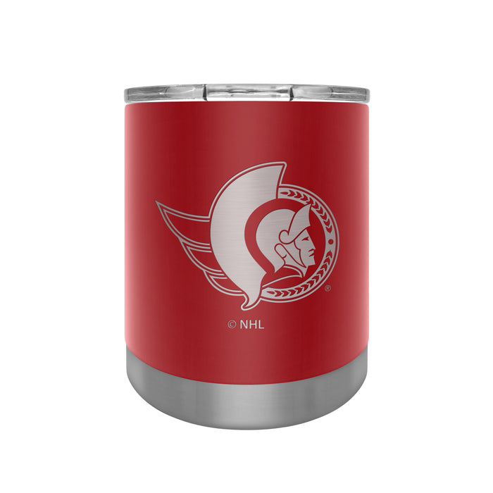 NHL Ottawa Senators 12 OZ Stainless Steel Executive Lowball Tumbler Red