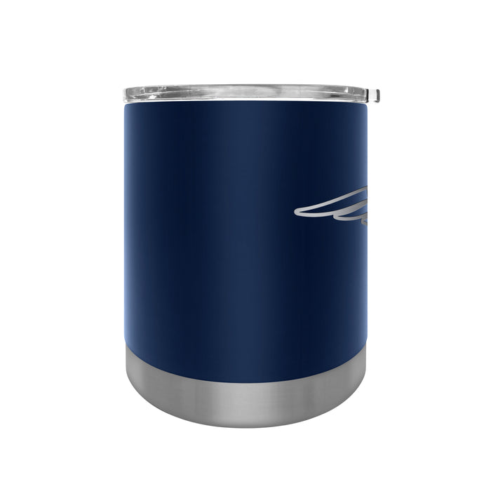 NFL New England Patriots 12 OZ Stainless Steel Executive Lowball Tumbler Blue
