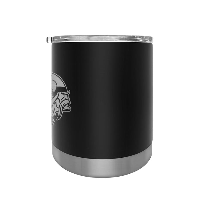 NFL Minnesota Vikings 12 OZ Stainless Steel Executive Lowball Tumbler Black