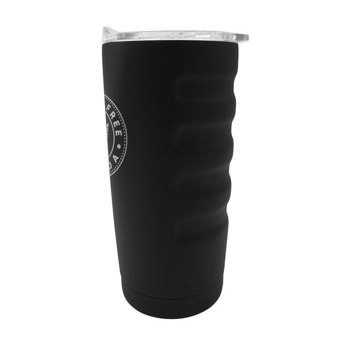 Gobelet exécutif en acier inoxydable noir Strong and Free Canada de 20 oz