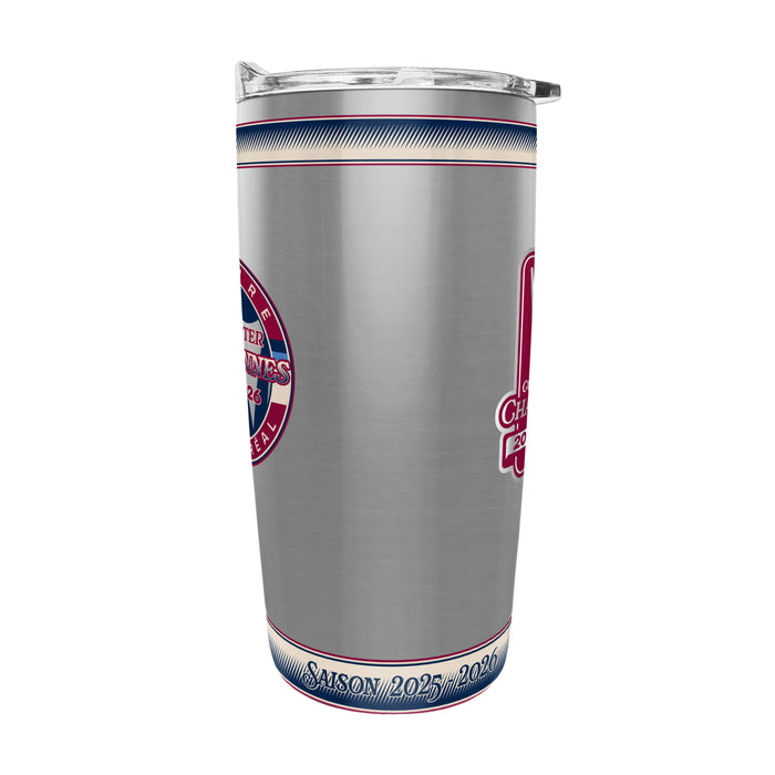 PWHL Montreal Victoire 2026 20 OZ Stainless Steel Tumbler - Walter Cup Champs
