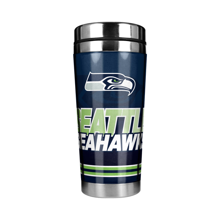 NFL Seattle Seahawks 16 Oz Stainless Steel Tumbler Full Wrap Insert