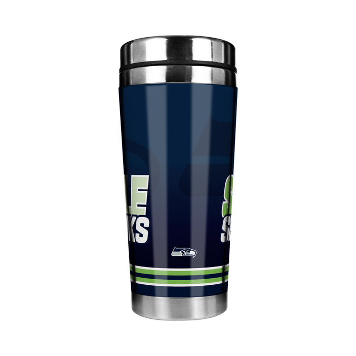 NFL Seattle Seahawks 16 Oz Stainless Steel Tumbler Full Wrap Insert