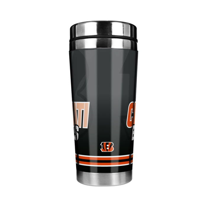 NFL Cincinnati Bengals 16 Oz Stainless Steel Tumbler Full Wrap Insert