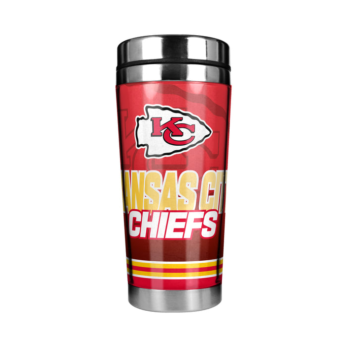 NFL Kansas City Chiefs Oz Stainless Steel Tumbler Full Wrap Insert