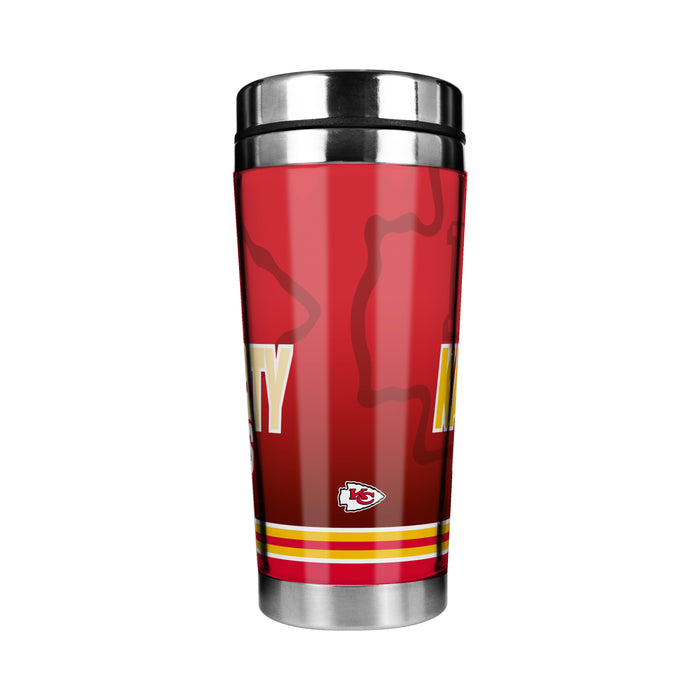 NFL Kansas City Chiefs Oz Stainless Steel Tumbler Full Wrap Insert