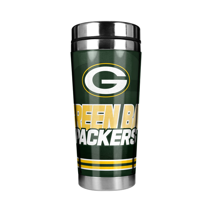 NFL Green Bay Packers 16 Oz Stainless Steel Tumbler Full Wrap Insert
