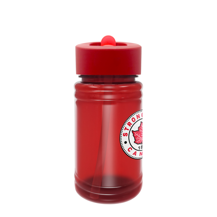 Strong and Free Canada 16 oz Red Kids Water Bottle