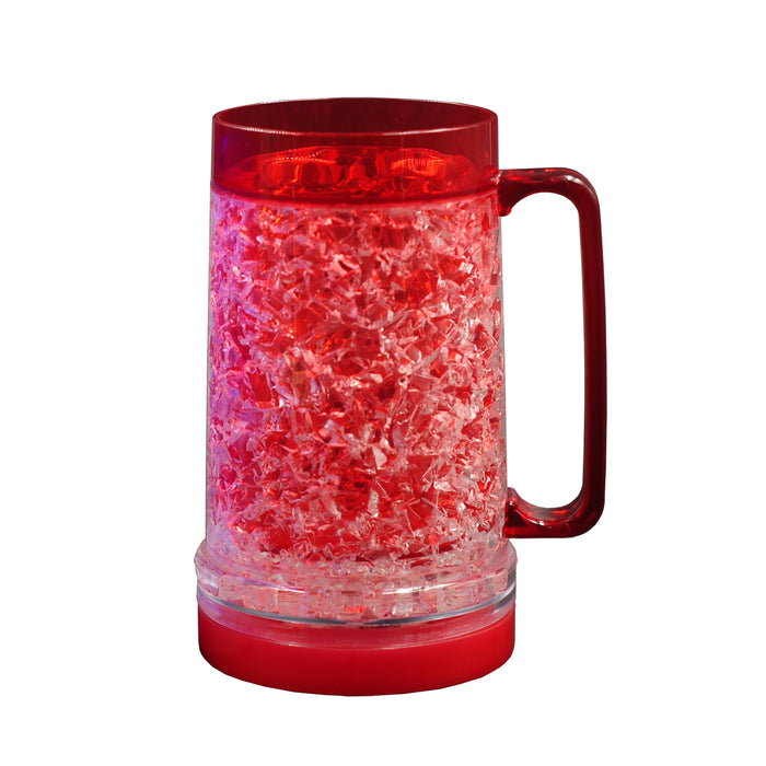 FIFA 2026 16 OZ Plastic Freezer Mug Glass With Canada Emblem Red