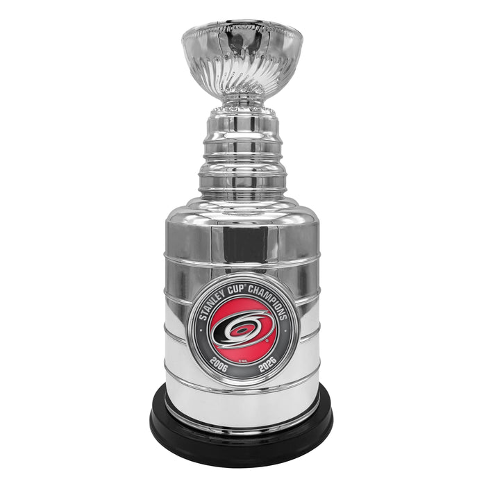 Réplique de la Coupe Stanley 2026 (20 cm) des Carolina Hurricanes, champions de la Coupe Stanley 2006 et 2026