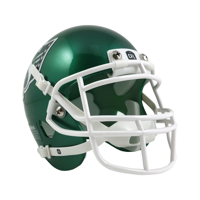 Mini-réplique du casque des Roughriders de la Saskatchewan de la LCF