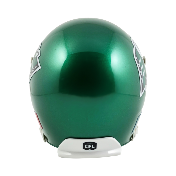 Mini-réplique du casque des Roughriders de la Saskatchewan de la LCF