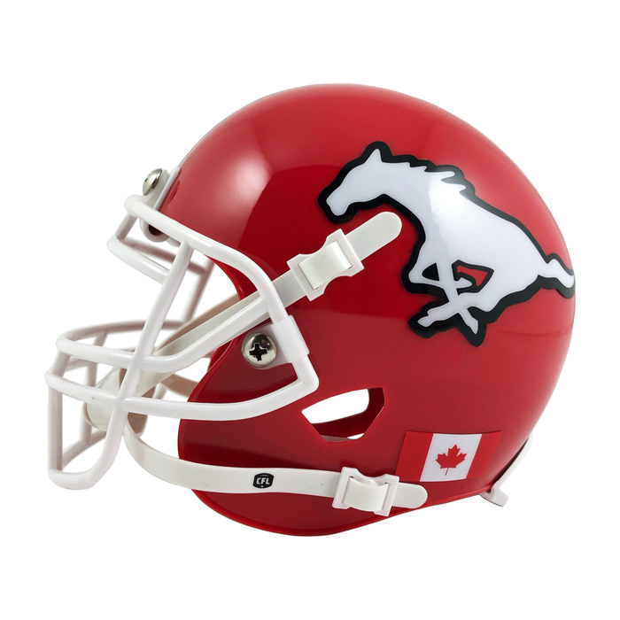 Mini-réplique du casque des Stampeders de Calgary de la LCF