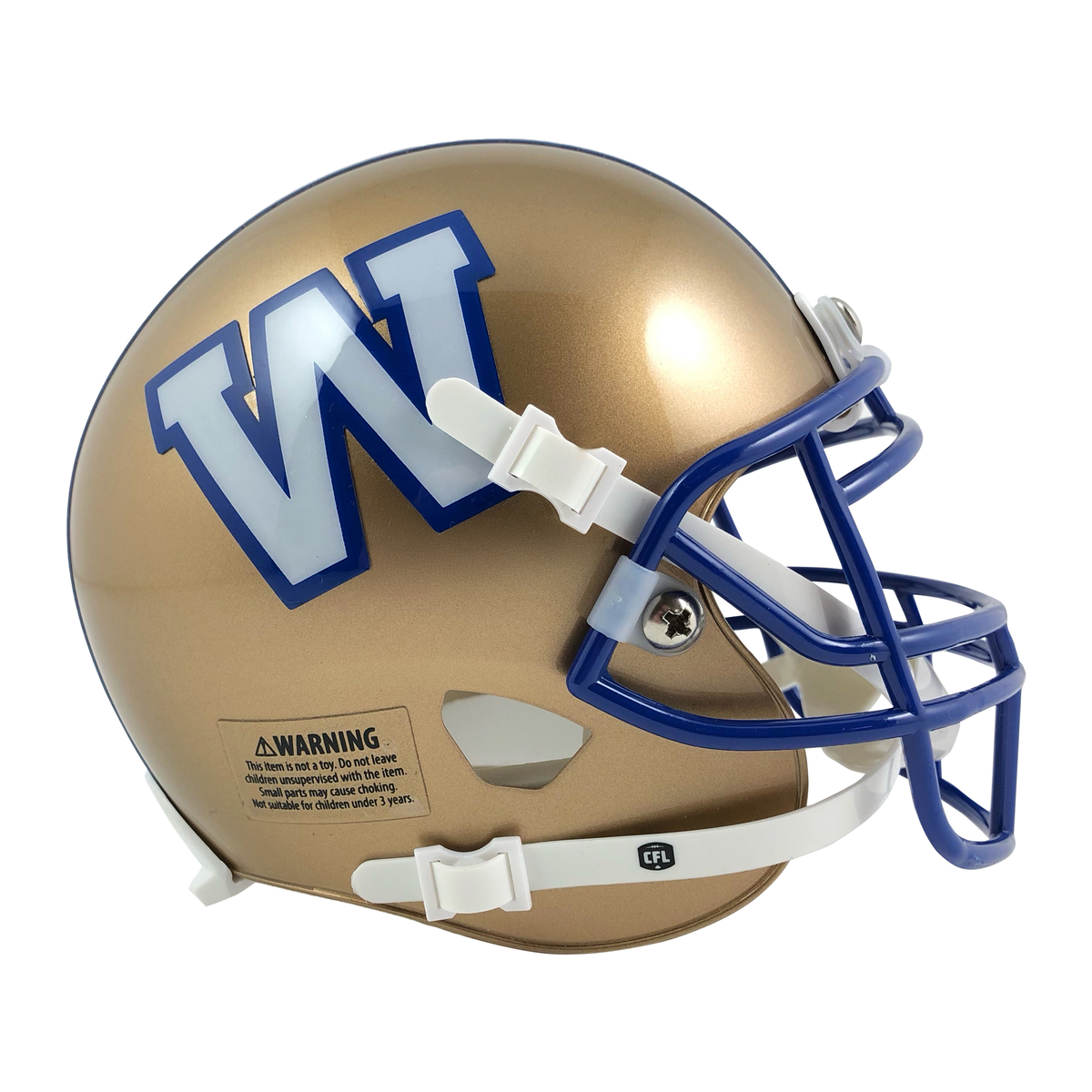 CFL Winnipeg Blue Bombers Mini Replica Helmet — Inglasco
