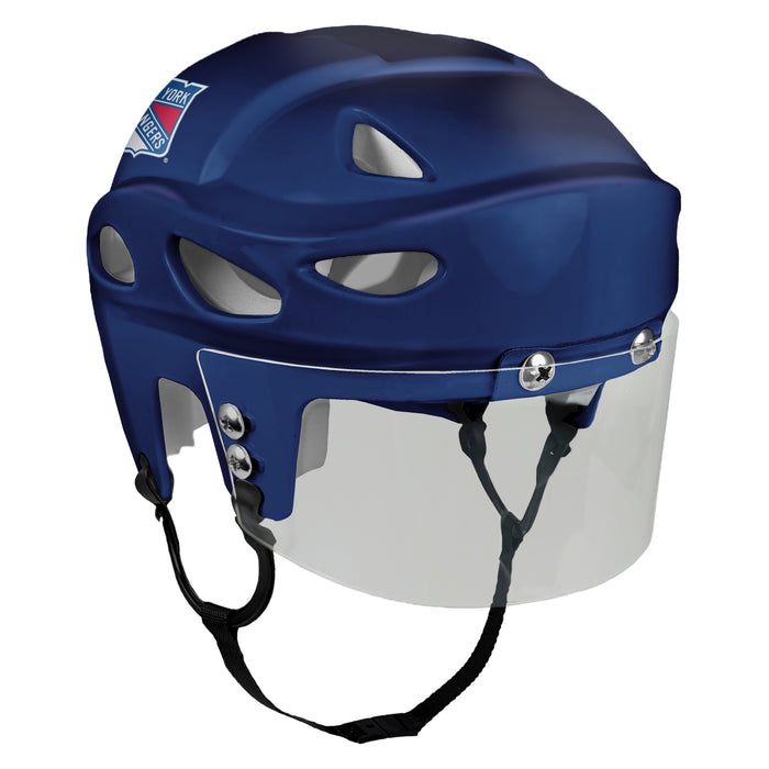 NHL New York Rangers Mini Helmet Replica Blue