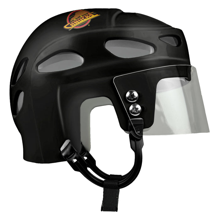 NHL Vancouver Canucks Mini Helmet Replica 3rd Jersey Skate Logo Black