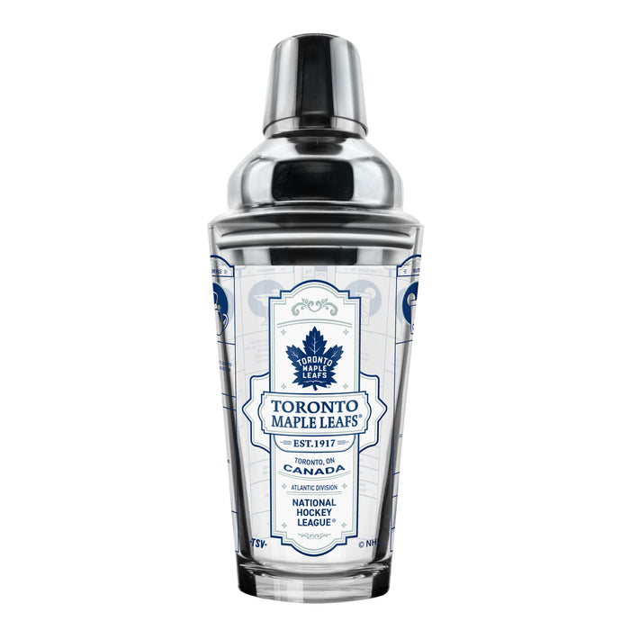 NHL Toronto Maple Leafs Bartender Mixing Glass & Shot Glass Shaker Set