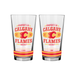 NHL Calgary Flames Property of  16 oz  2-pack Mixing Glass