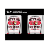 NHL  Ottawa Senators Property of  16 oz  2-pack Mixing Glass