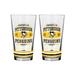 NHL  Pittsburgh Penguins Property of  16 oz 2-pack Mixing Glass