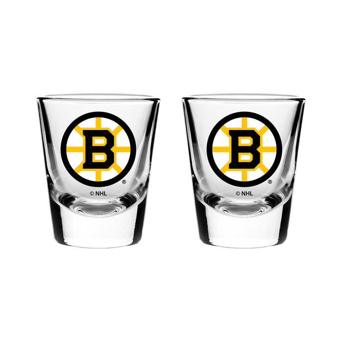 NHL Boston Bruins 2 Oz 2 Shot Glass Collection Pack