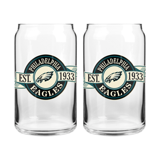 NFL Philadelphia Eagles 16 oz Clear Banner Design