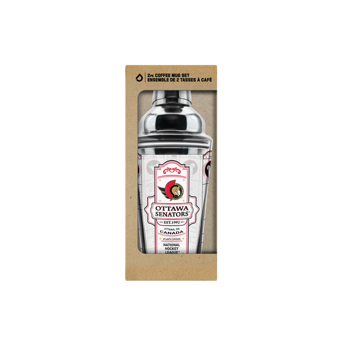 NHL Ottawa Senators Bartender Mixing Glass Shaker Set