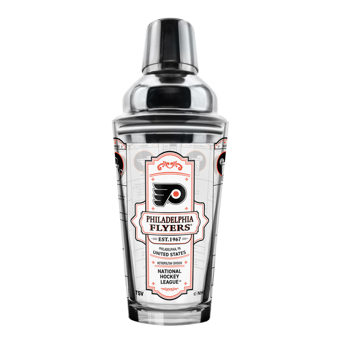 NHL Philadelphia Flyers Bartender Mixing Glass Shaker Set