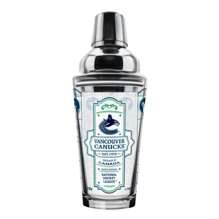 NHL Vancouver Canucks Bartender Mixing Glass Shaker Set