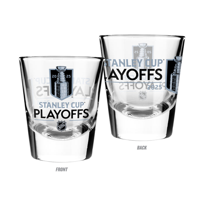 Verre à liqueur des séries éliminatoires de la Coupe Stanley 2025 de la LNH (ensemble de 2 pièces de 56 ml)