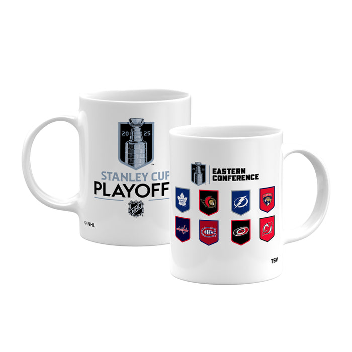NHL 2025 Stanley Cup Playoffs East & West Conference Match-Ups (11oz 2-Piece Set)