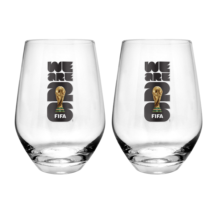 FIFA Emblem Canada Wine Glass Set