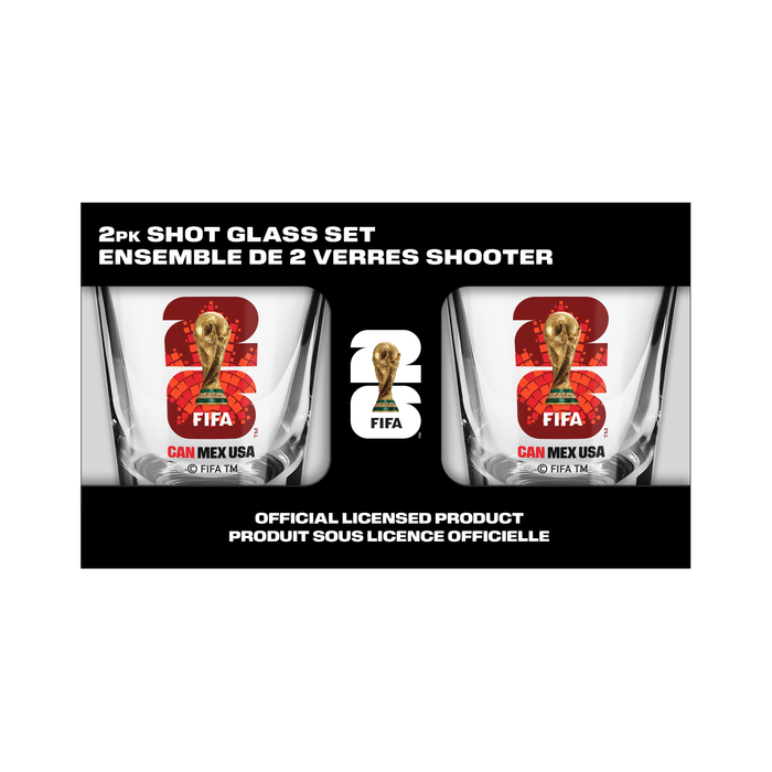 FIFA 2026 2 OZ 2 Pack Shot Glass