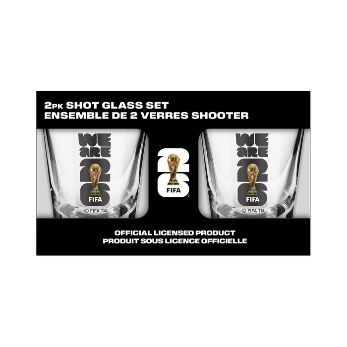 FIFA 2026 2 OZ 2 Pack Shot Glass