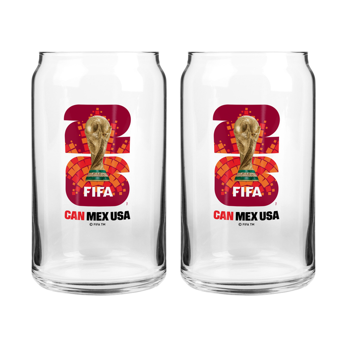 FIFA 2026 2 Pack Can Glass