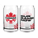 Canada Soccer 2 pack 16 oz Can Glass Our Game Now