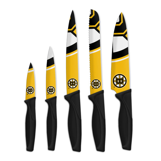 NHL Boston Bruins 5-pc Kitchen Knives