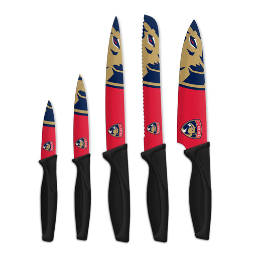 NHL  Florida Panthers 5-pc Kitchen Knives