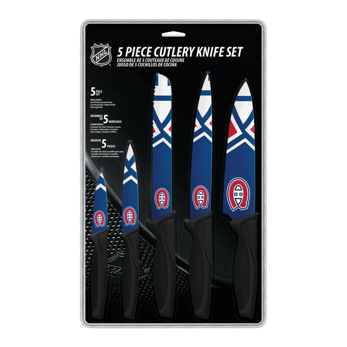 NHL  Montreal Canadiens 5-pc Kitchen Knives