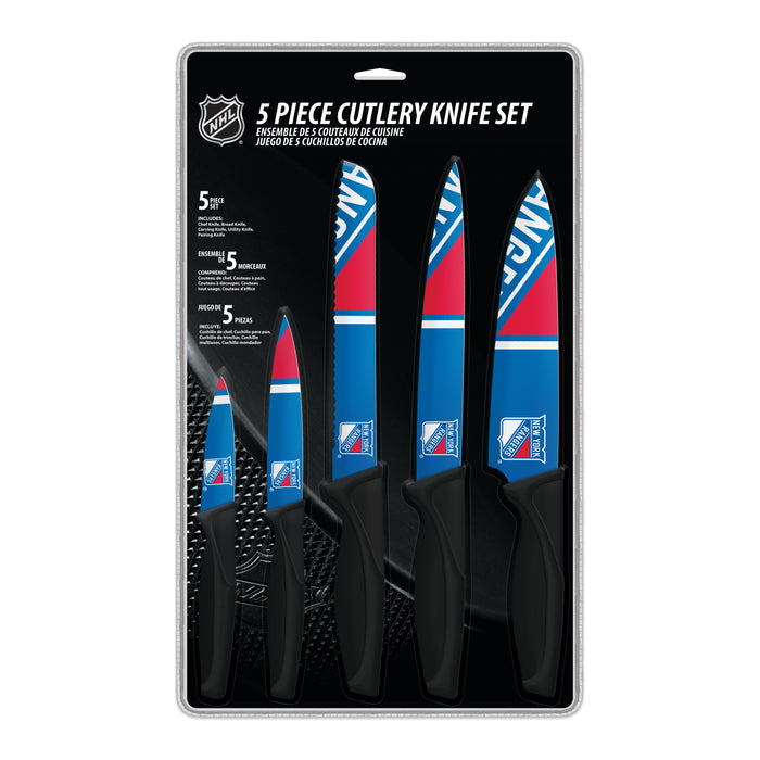 NHL  New York Rangers 5-pc Kitchen Knives