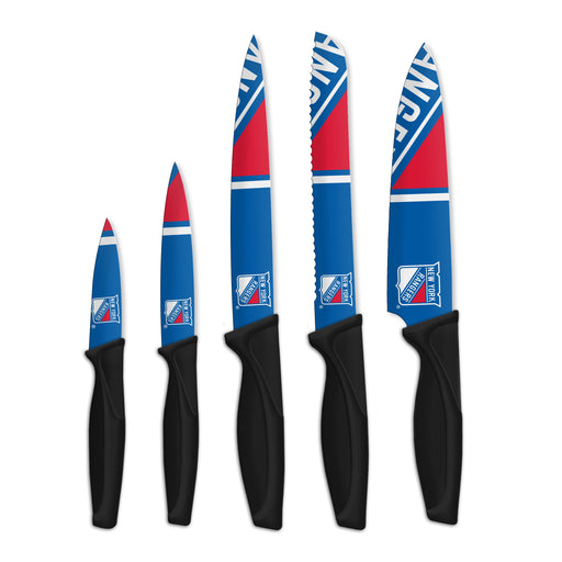 NHL  New York Rangers 5-pc Kitchen Knives