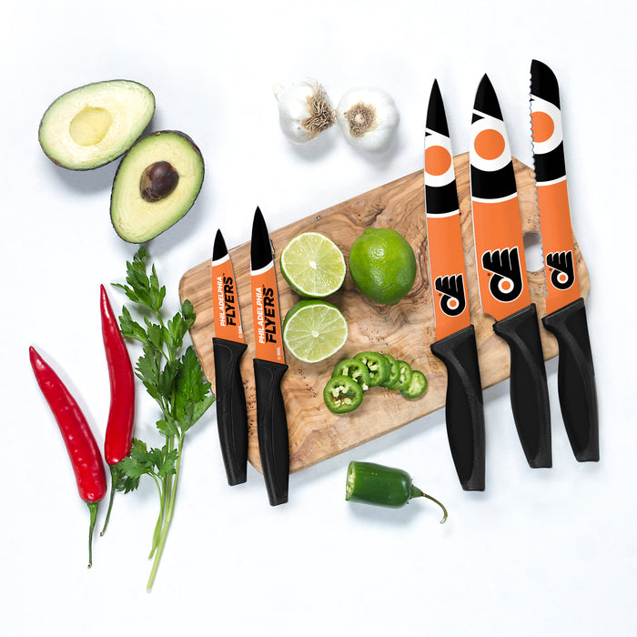 NHL  Philadelphia Flyers 5-pc Kitchen Knives