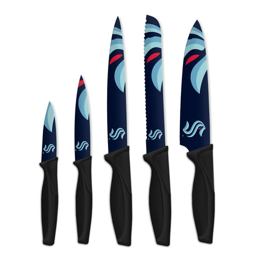 NHL Seattle Kraken  5-pc Kitchen Knives