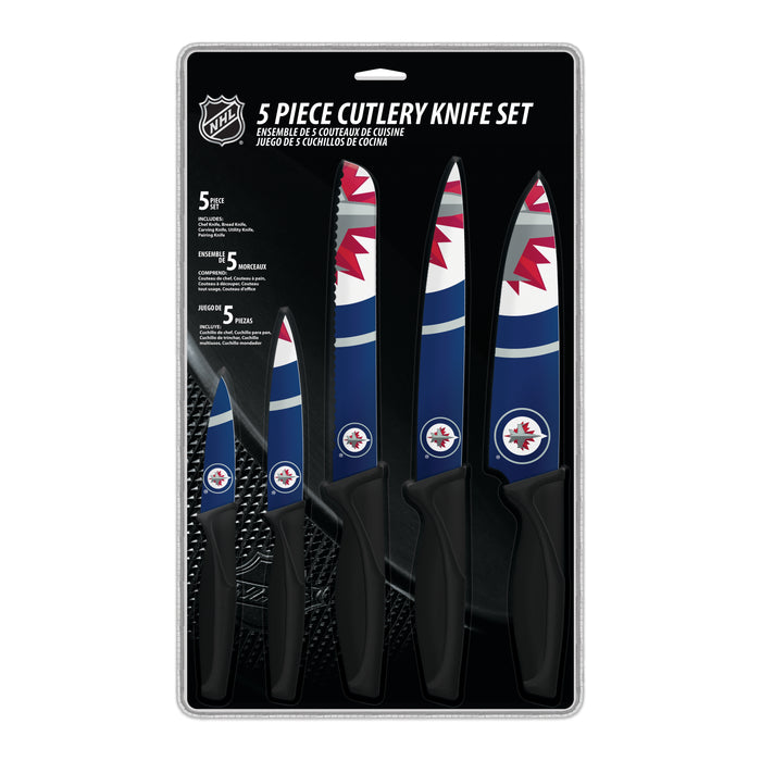 NHL Winnipeg Jets 5-pc Kitchen Knives
