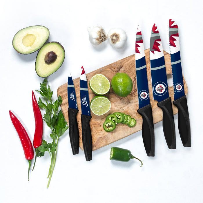 NHL Winnipeg Jets 5-pc Kitchen Knives